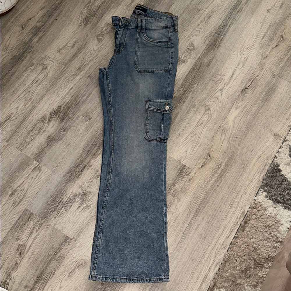 Aeropostale Light Blue Flare Jeans - Picture 7 of 8